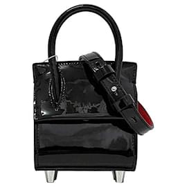 Christian Louboutin-Sac à main Paloma Nano de Christian Louboutin-Noir,Rouge