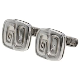 Bulgari-Bvlgari 18K White Gold Shell Cufflinks-Other