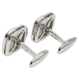 Bulgari-Bvlgari 18K White Gold Shell Cufflinks-Other