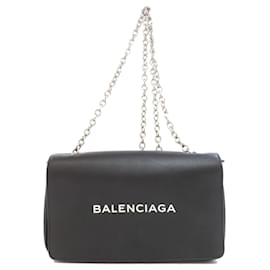Balenciaga-Balenciaga 502027 Chain Wallet-Black