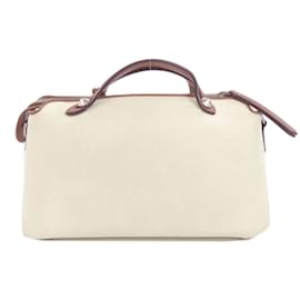 Fendi-Sac à main Fendi By the Way-Marron,Blanc
