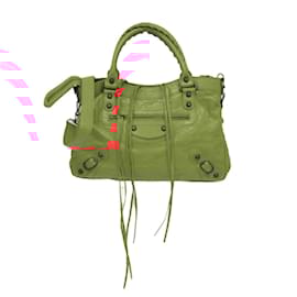 Balenciaga-Balenciaga Town Leather Handbag-Red