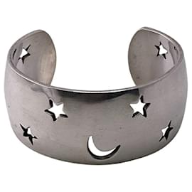 Hermès-Bracelet Hermes Lune Étoile-Argenté