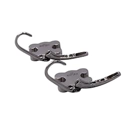 Céline-Celine 55586k Triomphe Stud Earrings-Silvery