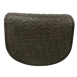 Christian Dior-Christian Dior Brown Leather Shoulder Bag-Brown