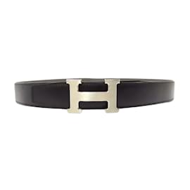Hermès-Cinto Masculino Hermes Constance Taurillon-Prata