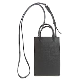 Balenciaga-Balenciaga 593826 Phone Shoulder Bag-Black