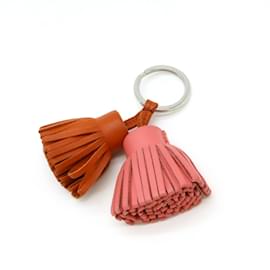Hermès-Hermes Carmen Unodos Keyring-Pink,Light brown