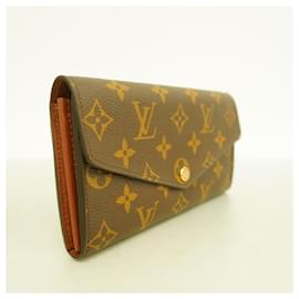 Louis Vuitton-Louis Vuitton Long Wallet Monogram Portefeuille Sarah M60531-Brown
