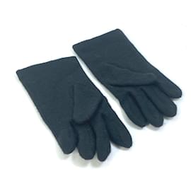 Chanel-Chanel Black Warm Gloves-Black
