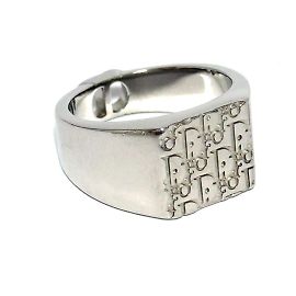 Christian Dior Men's Signet Ring in Silver Other