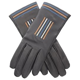 Hermès-Hermes Lambskin Warm Gloves-Black,Multiple colors