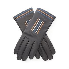 Hermès-Hermes Lambskin Warm Gloves-Black,Multiple colors