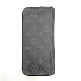 Louis Vuitton-Louis Vuitton Monogram Eclipse Long Wallet-Black