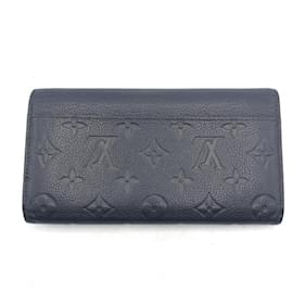 Louis Vuitton-Louis Vuitton Portefeuille Sarah Empreinte-Red,Navy blue
