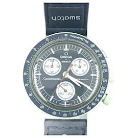 Omega-OMEGA×Swatch MISSION ON EARTH Windshield Scratch SO33G100-Other