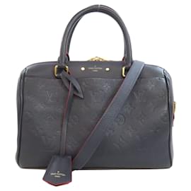 Louis Vuitton-Louis Vuitton Speedy 25 Boston Bag-Red,Navy blue