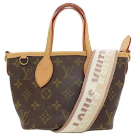 Louis Vuitton-Bolsa Neverfull BB M46705 da Louis Vuitton-Marrom,Monograma