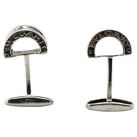 Bulgari Abotoaduras de prata Bvlgari B.zero1 Prata