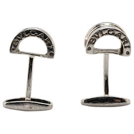 Bulgari-Bvlgari B.zero1 Silver Cufflinks-Silvery