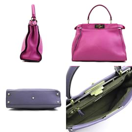 Fendi-Fendi Peekaboo Leather Handbag-Other