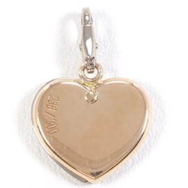 Cartier-Cartier Double Heart Handbag Charm-Pink,White