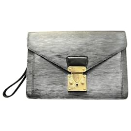 Louis Vuitton-Louis Vuitton Epi Serie Dragonne M52612 Clutch Bag-Black