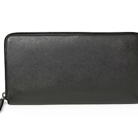 Prada-Prada Saffiano Coin Purse-Black