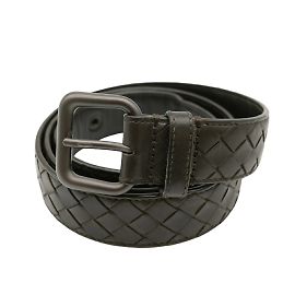 Cinto marrom escuro Intrecciato da Bottega Veneta Castanho escuro