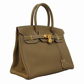 Hermès-Hermes Birkin 30 Handbag in Etoupe Gray-Taupe