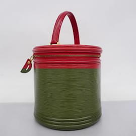 Louis Vuitton-Louis Vuitton Epi Cannes Handbag-Red