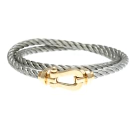 Fred-Fred Force 10 Charm Bracelet in Pink Gold-Golden