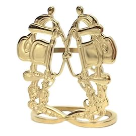 Hermès-Hermes Scarf Ring 70 Brides de Gala-Golden