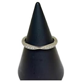 Chanel-Chanel Platinum 950 Band Ring-Silvery