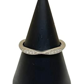 Chanel-Chanel Platinum 950 Band Ring-Silvery