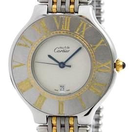 Cartier-Cartier Must 21 Gold Plated Steel Quartz Ladies Watch-Other