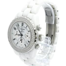 Chanel-Chanel J12 Chronograph Diamond Bezel Ceramic Automatic Watch H1008-Other