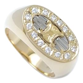 Céline-Celine Diamond Band Ring in Yellow Gold-Other