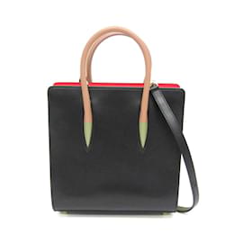 Christian Louboutin-Christian Louboutin Paloma Small Handbag-Black,Red