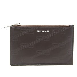 Balenciaga Fragment Case Coin Case Dark brown