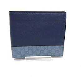 Gucci-GUCCI Micro Guccissima Bi-fold Wallet-Other