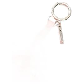 Fendi-Fendi Pink Leather Fur Handbag Charm-Pink