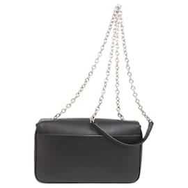 Balenciaga-Balenciaga Chain Shoulder Wallet-Black