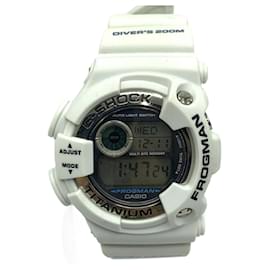 Autre Marque-Casio G-Shock DW-9900LG-8 FROGMAN White Watch-White