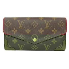 Louis Vuitton-Louis Vuitton M61184 Portefeuille Sarah Retiro Long Wallet-Red,Monogram