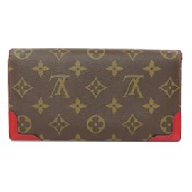 Louis Vuitton-Louis Vuitton M61184 Portefeuille Sarah Retiro Long Wallet-Red,Monogram