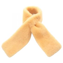 Sciarpa in pelliccia shearling beige Bottega Veneta Beige
