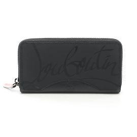 Cartera larga redonda PANETTONE Christian Louboutin Negro