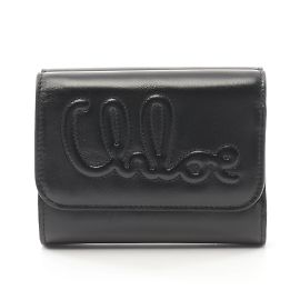 Chloé C Small Trifold Wallet Black
