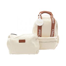 Chloé Mother's Bag Rucksack Backpack Brown Cream